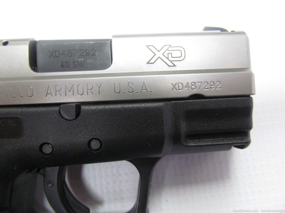 Springfield XD40 Subcompact Bitone 40 S&W With 7 Mags-img-5
