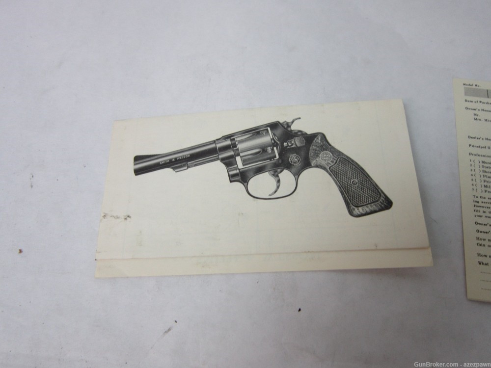 Smith & Wesson Model 32-1 in .38 S&W, Almost New, w/Box & Paper Work-img-51
