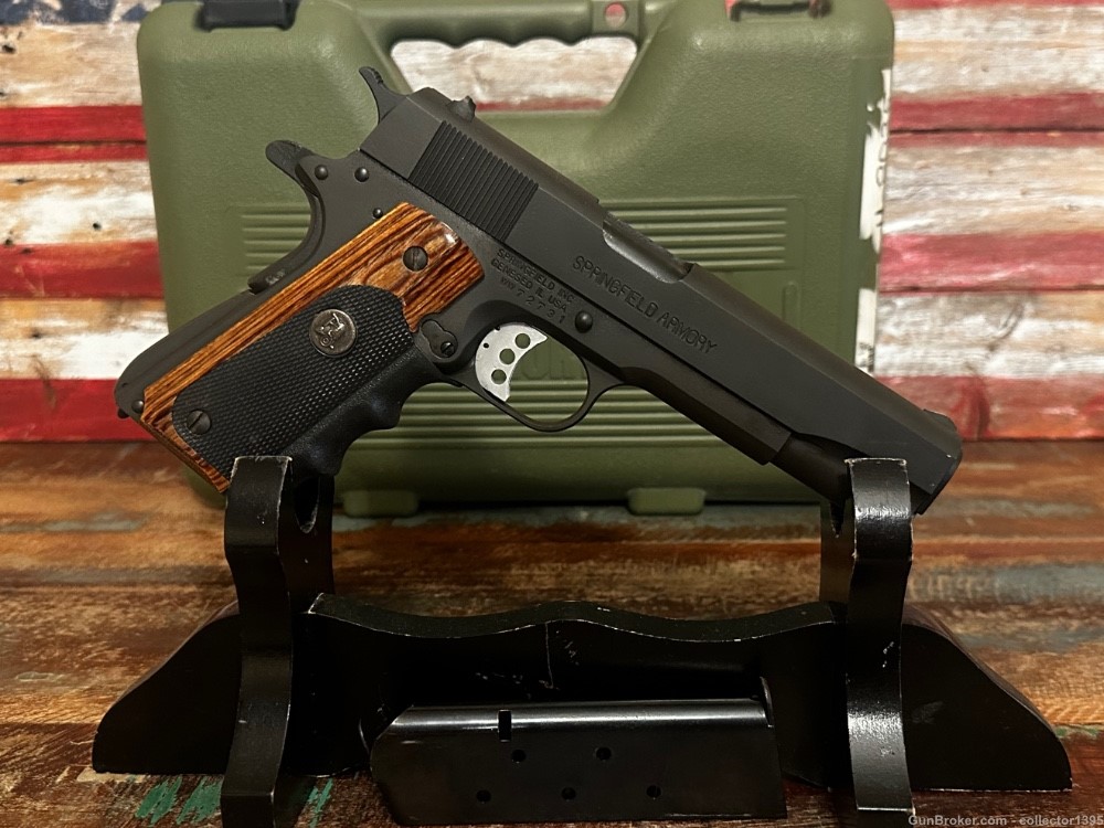 Springfield 1911-A1 5in 45ACP Green Box Excellent condition -img-1