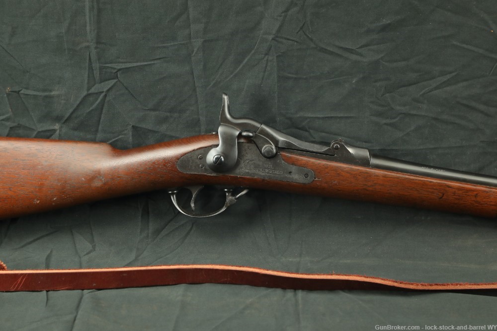 Custom Springfield Model 1884 Trapdoor 410 Single Shot Shotgun 1889 Antique-img-4