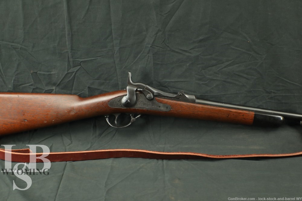 Custom Springfield Model 1884 Trapdoor 410 Single Shot Shotgun 1889 Antique-img-0