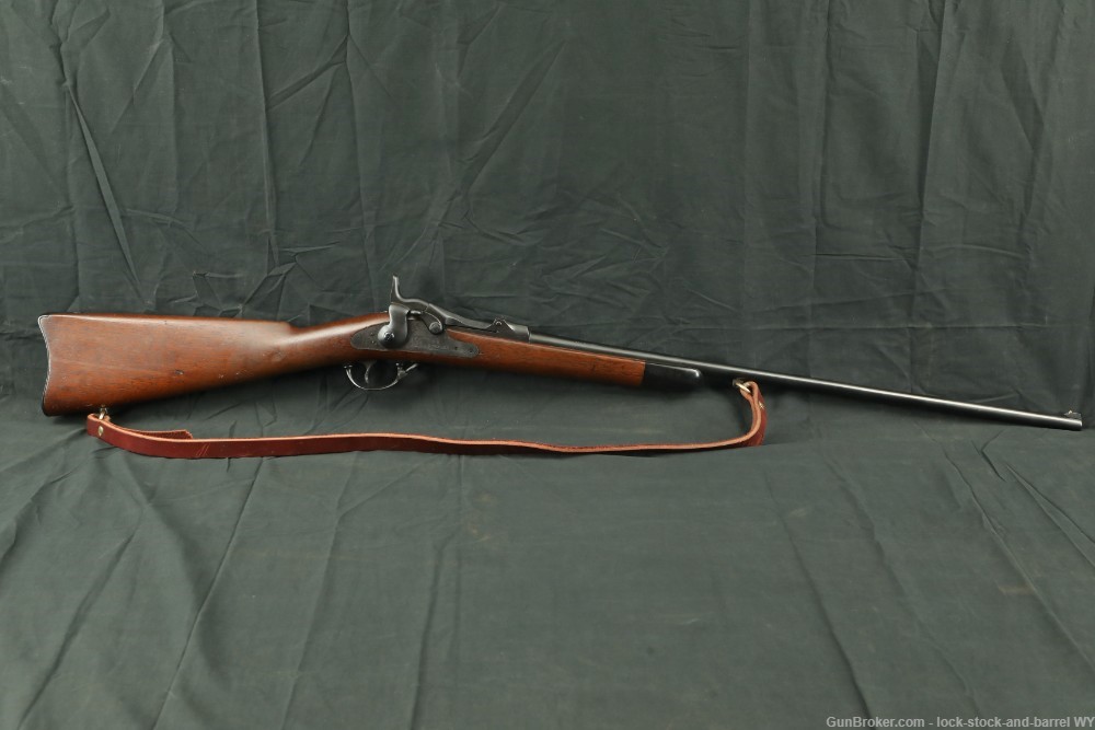 Custom Springfield Model 1884 Trapdoor 410 Single Shot Shotgun 1889 Antique-img-2
