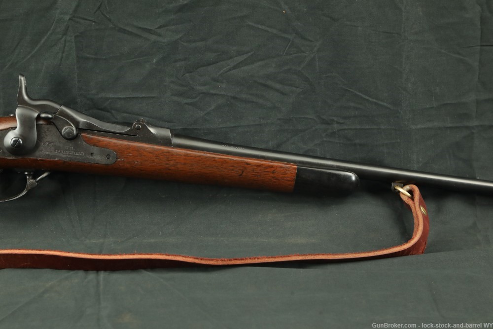 Custom Springfield Model 1884 Trapdoor 410 Single Shot Shotgun 1889 Antique-img-5