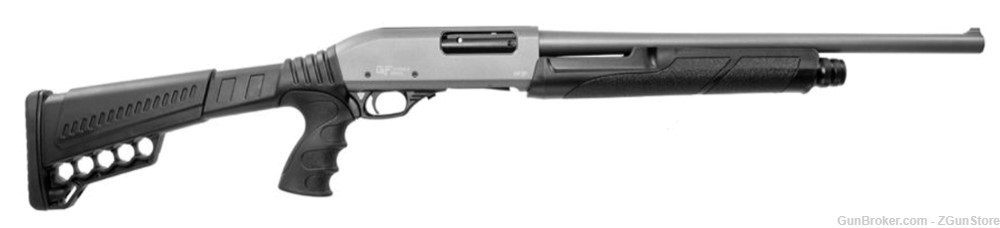 GForce Arms GF2P Tactical Gray/Black 12ga Pump Action Shotgun-img-0