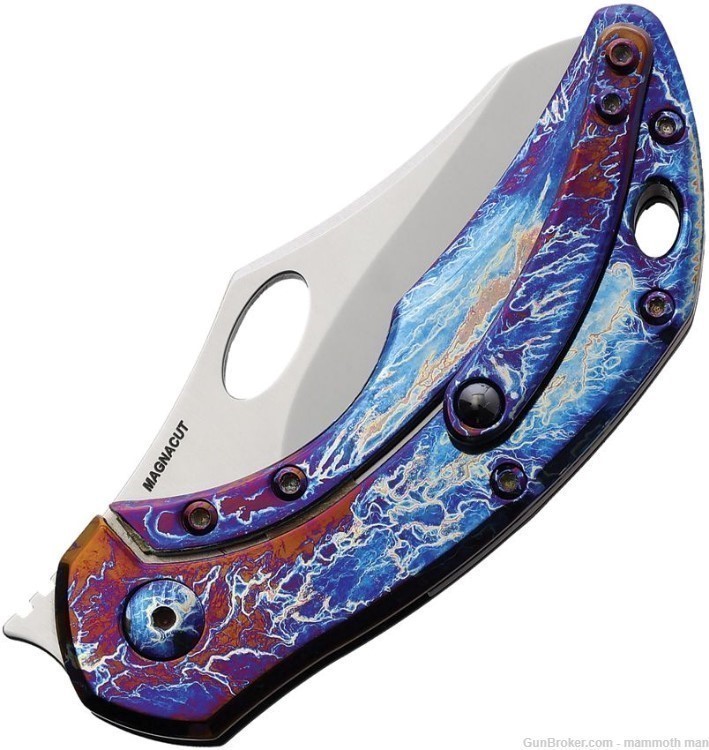 Busker Framelock Twill Carbon Fiber : Olamic Cutlery Magna cut steel-img-1