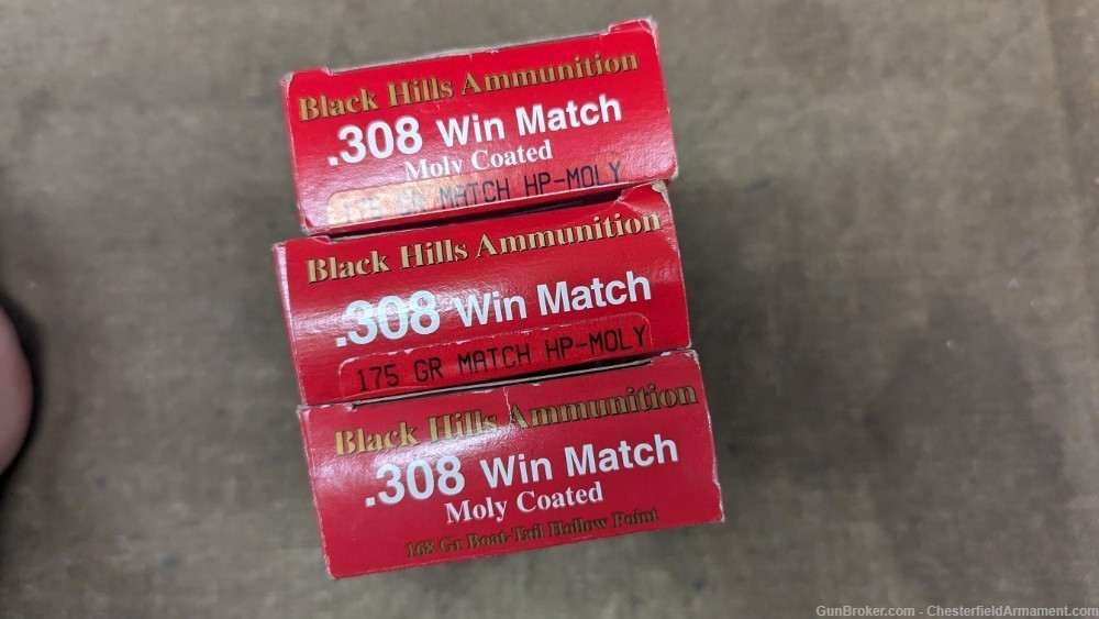 Black Hills .308 Win Moly-coated *Lot of 60 rounds*-img-0