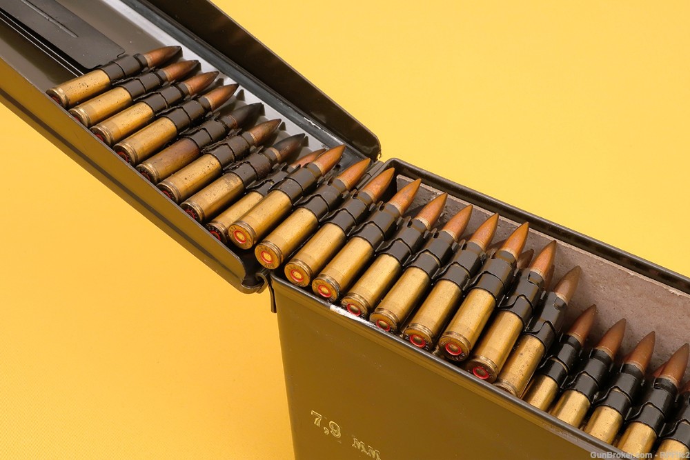 Yugo Surplus M49 250 Rounds 8mm Mauser Belted In Ammo Can -img-2