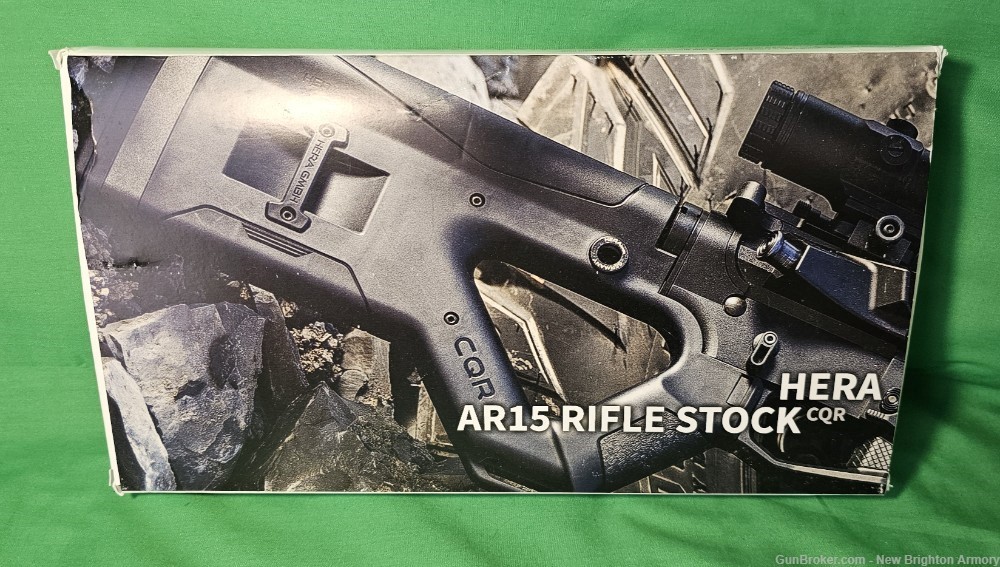 HERA CQR AR15 Rifle Stock OD Green-img-0