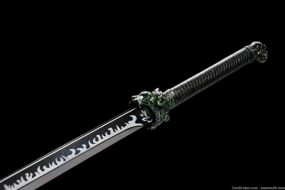 Black Manganese Steel katana-img-0