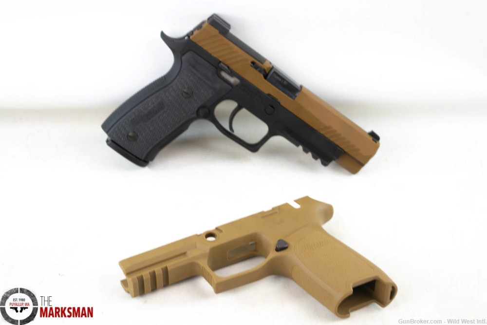 Sig Sauer P320 M17, 9mm, Like NEW, With P320 AXG Aluminium Grip Module-img-0