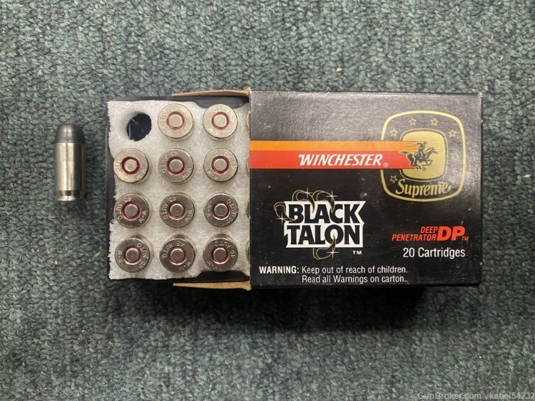 Rare Winchester Black Talon, .45 ACP, 230Gr SXT-img-3
