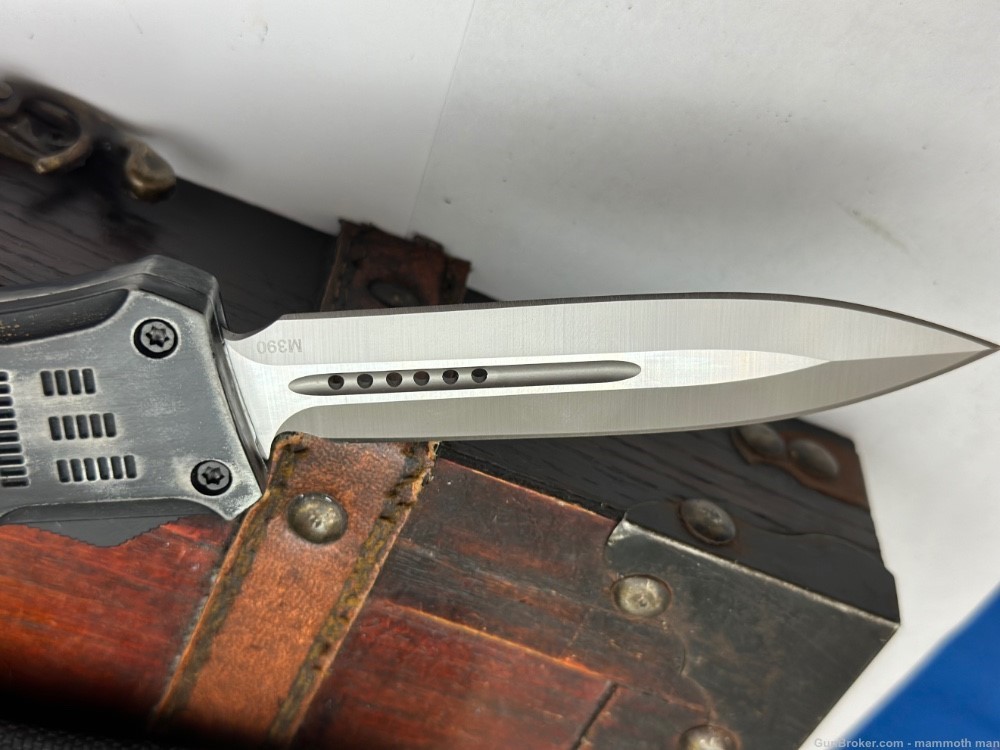 M390 super steel custom Battle worn OTF Knife -img-1