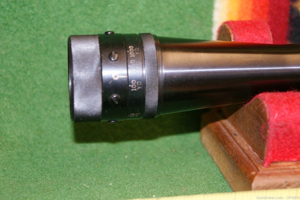 Vintage WEaver K10 60-B rifle scope Gloss steel tube-img-2