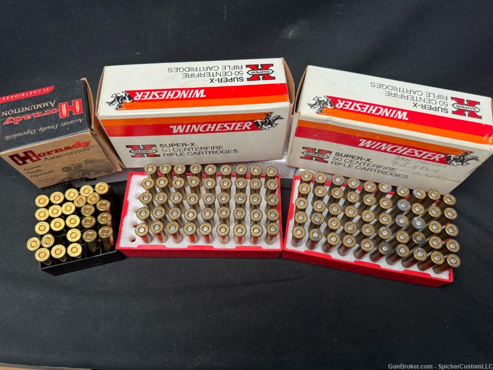 (120) Rounds, 218 Bee - (50) Reloads - Winchester / Hornady - Brass Case-img-1