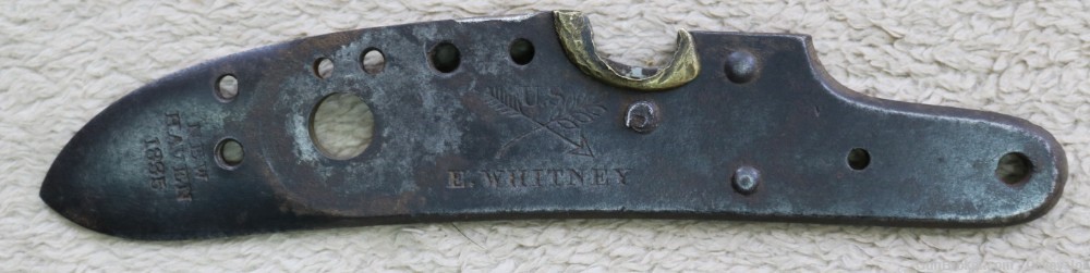 US Model 1816 E. Whitney musket lockplate 1835 -img-0
