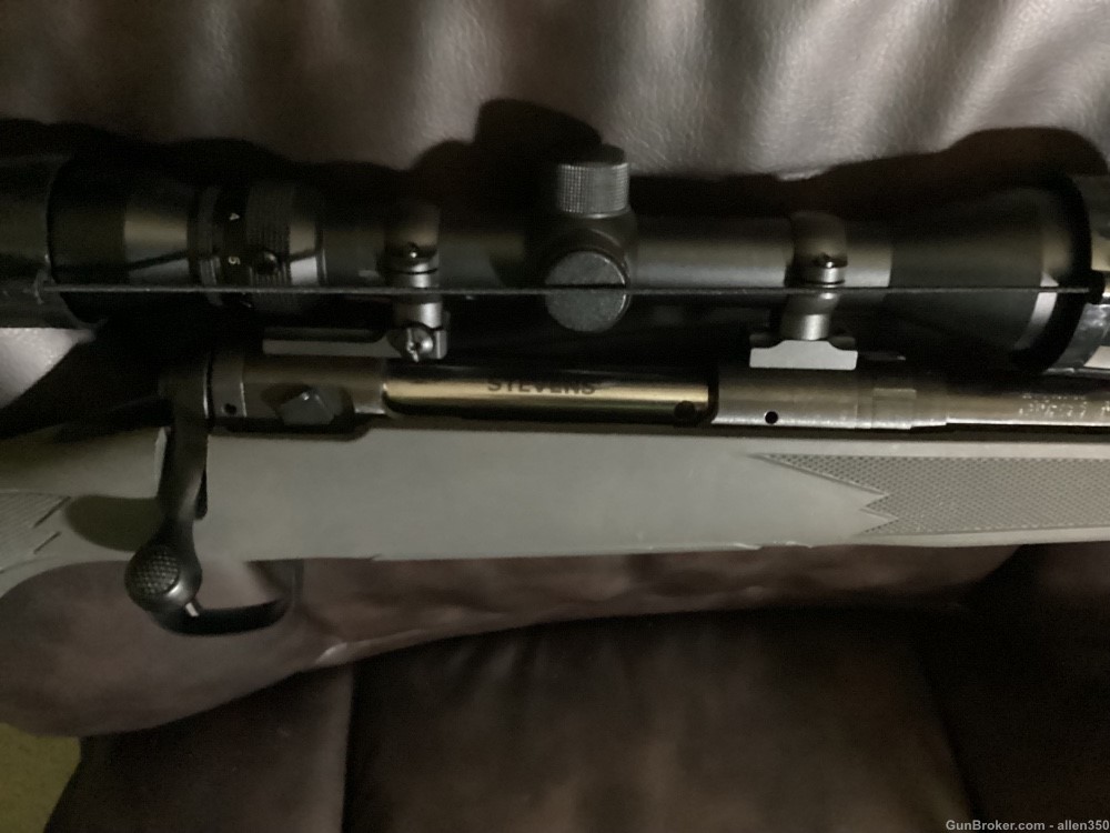 Stevens 200 7mm.mag syn. 24"bbl.with weaver 3x9x40 scope. Blind mag-img-3