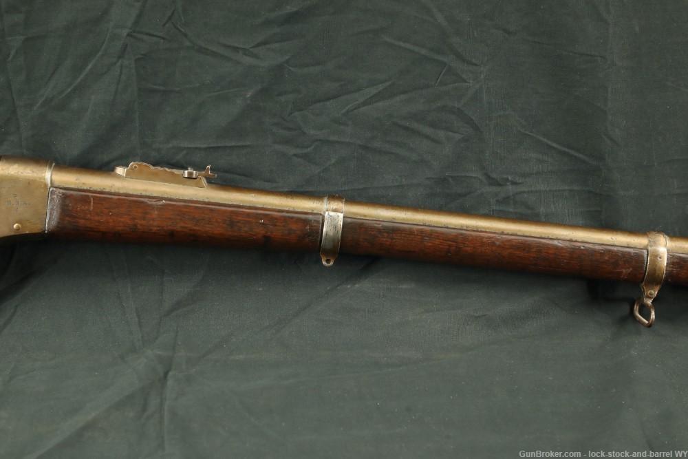 Custom Springfield Remington Model 1870 Navy Rolling Block Rifle, Antique-img-5