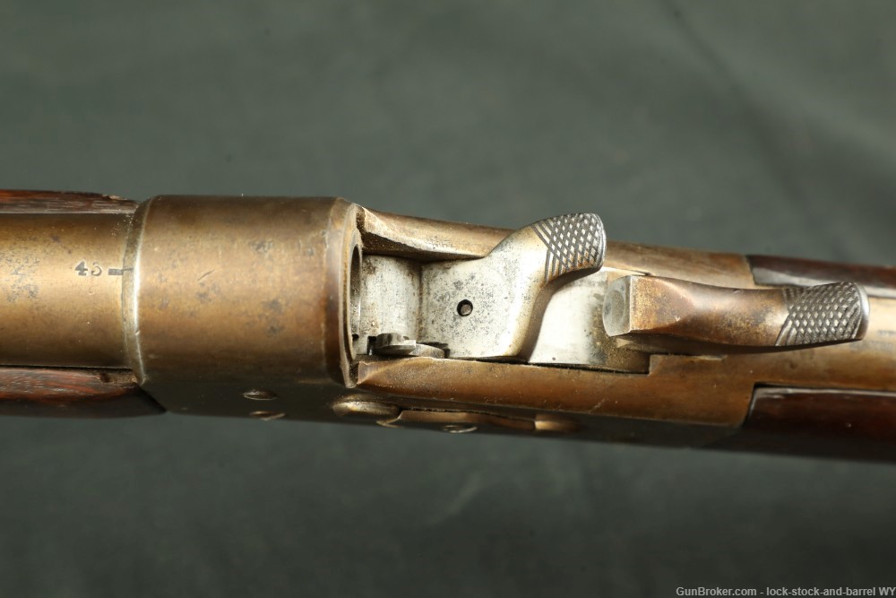 Custom Springfield Remington Model 1870 Navy Rolling Block Rifle, Antique-img-26