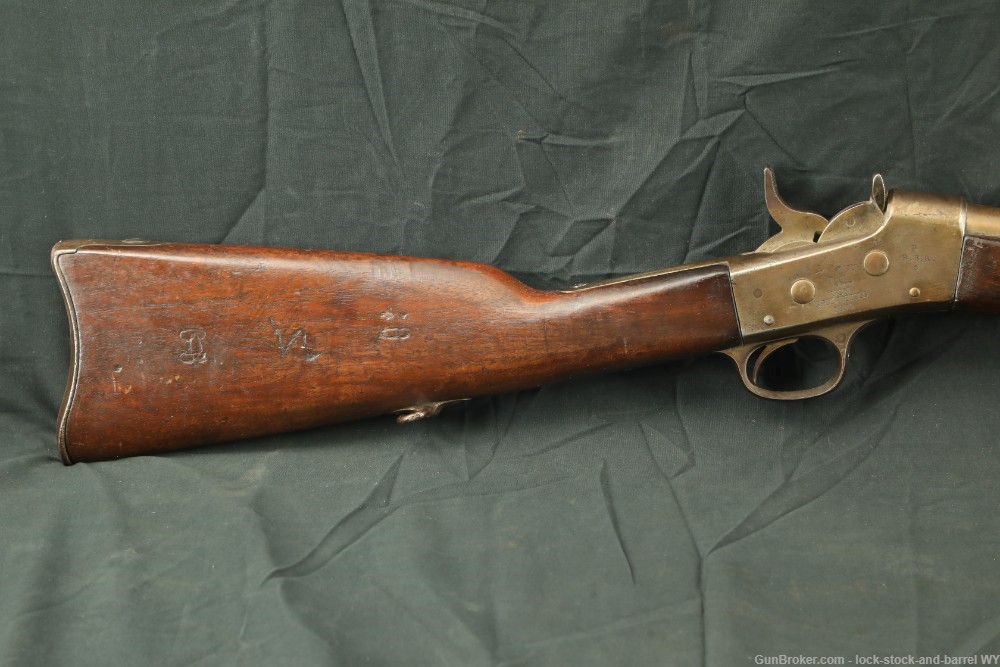 Custom Springfield Remington Model 1870 Navy Rolling Block Rifle, Antique-img-3