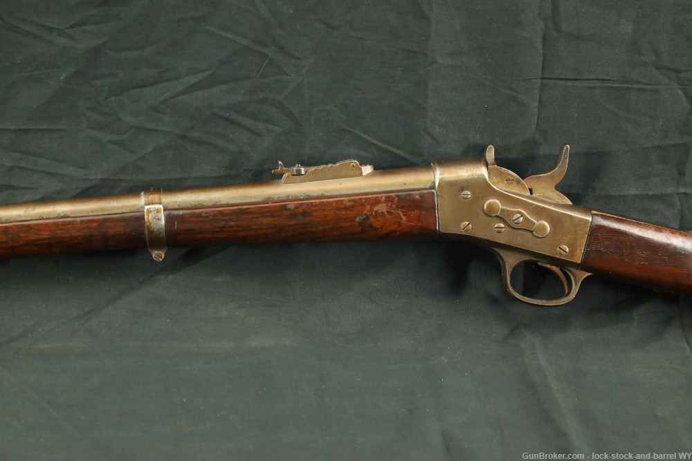 Custom Springfield Remington Model 1870 Navy Rolling Block Rifle, Antique-img-11