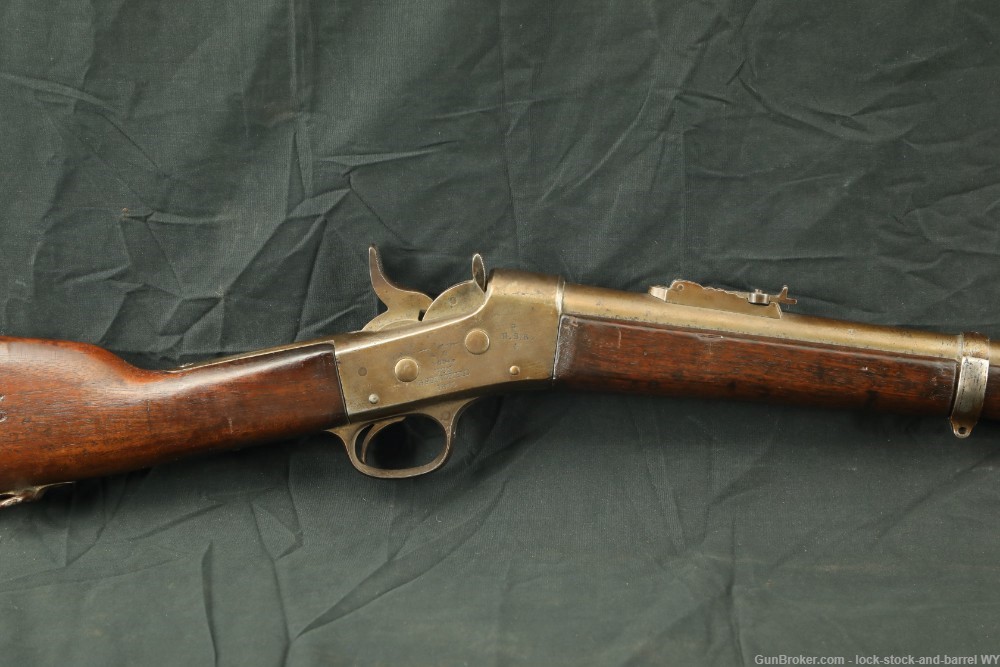 Custom Springfield Remington Model 1870 Navy Rolling Block Rifle, Antique-img-4