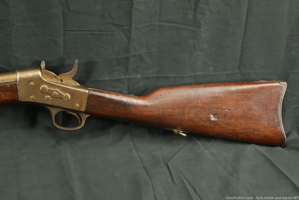 Custom Springfield Remington Model 1870 Navy Rolling Block Rifle, Antique-img-12