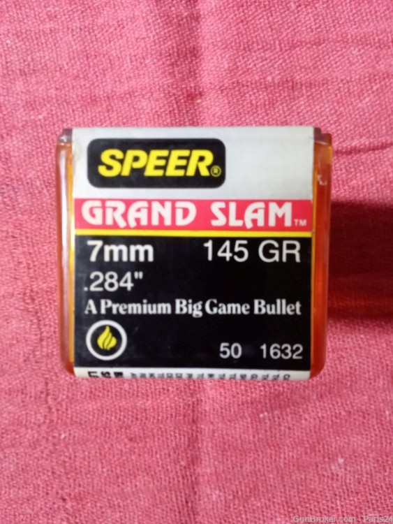 Speer Grand Slam Premium Hunting Bullets, 7MM, 145 Grain-img-1