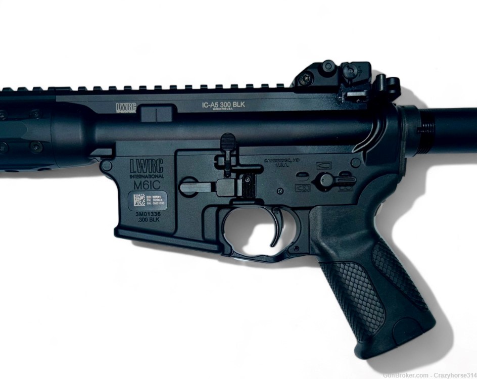 NIB - LWRC IC-A5 300 BLK 10.5" Black Pistol With Geissele SSA-E Trigger-img-8