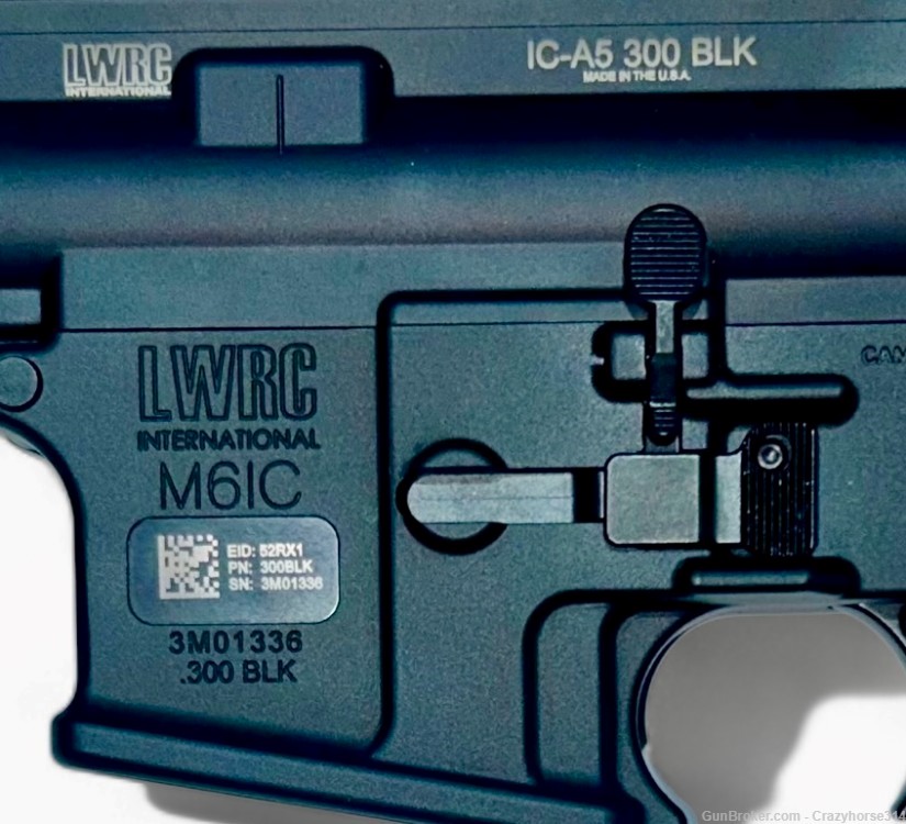 NIB - LWRC IC-A5 300 BLK 10.5" Black Pistol With Geissele SSA-E Trigger-img-9