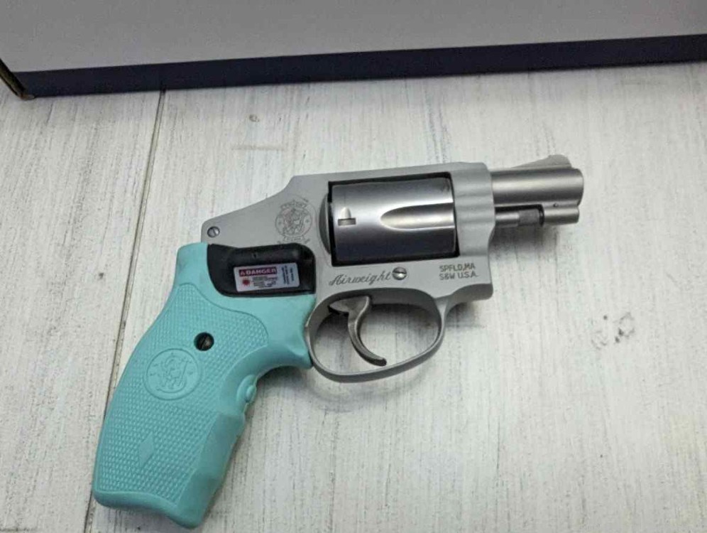 Smith Wesson 642 38spl  Turquoise Grip-img-1