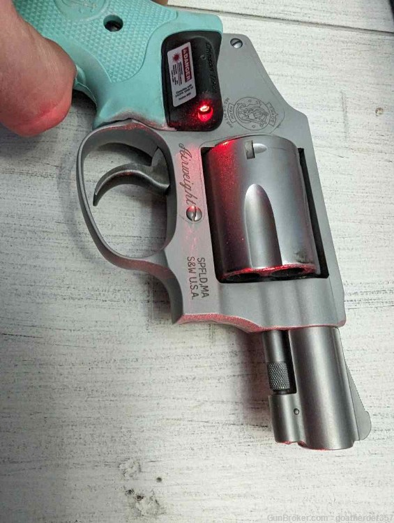 Smith Wesson 642 38spl  Turquoise Grip-img-6