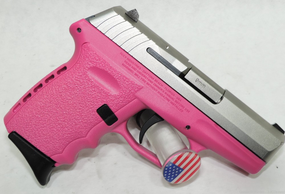 SCCY CPX-2 TTPK 9mm Stainless on Pink 10+1-img-1