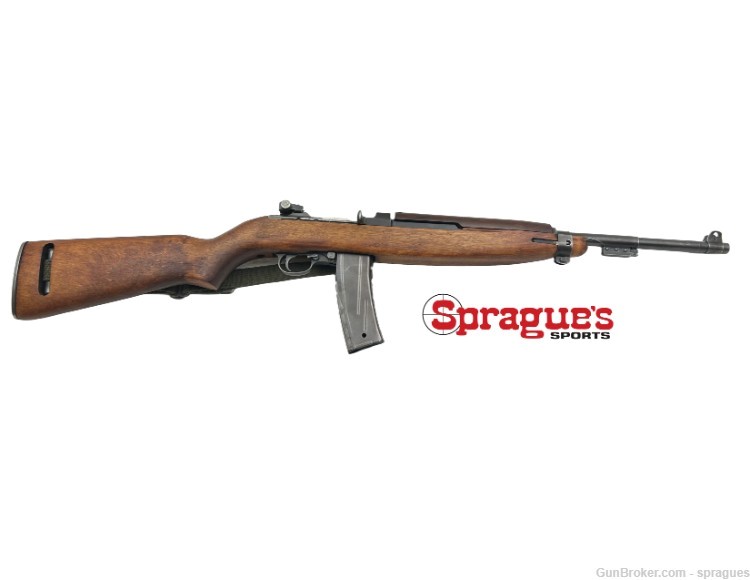 Inland Manufacturing U.S M1 Carbine .30 1944 with 2 magazines and a sling-img-1