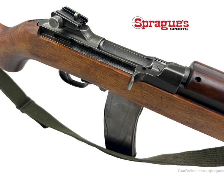 Inland Manufacturing U.S M1 Carbine .30 1944 with 2 magazines and a sling-img-0