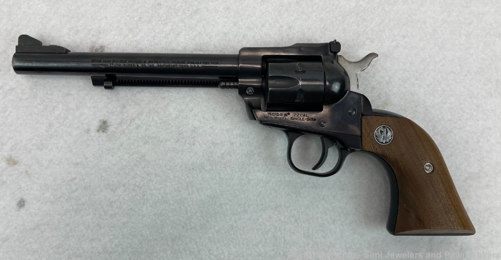 Ruger NM single six .22cal single action revolver new model -img-0