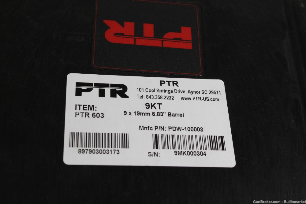 PTR 9 KT 9mm Semi Auto Pistol MP5K / SP5K Clone w/ Hard Case-img-35