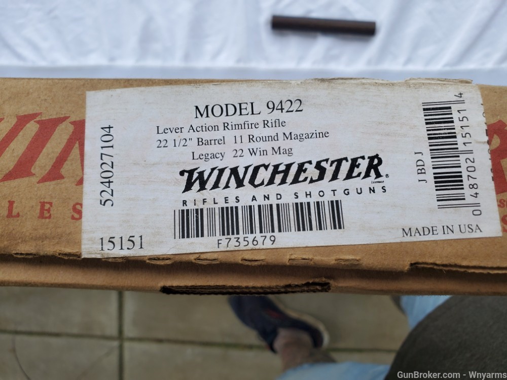 Winchester 9422 Legacy 22 mag 99% condition with box and papers 1999-img-5