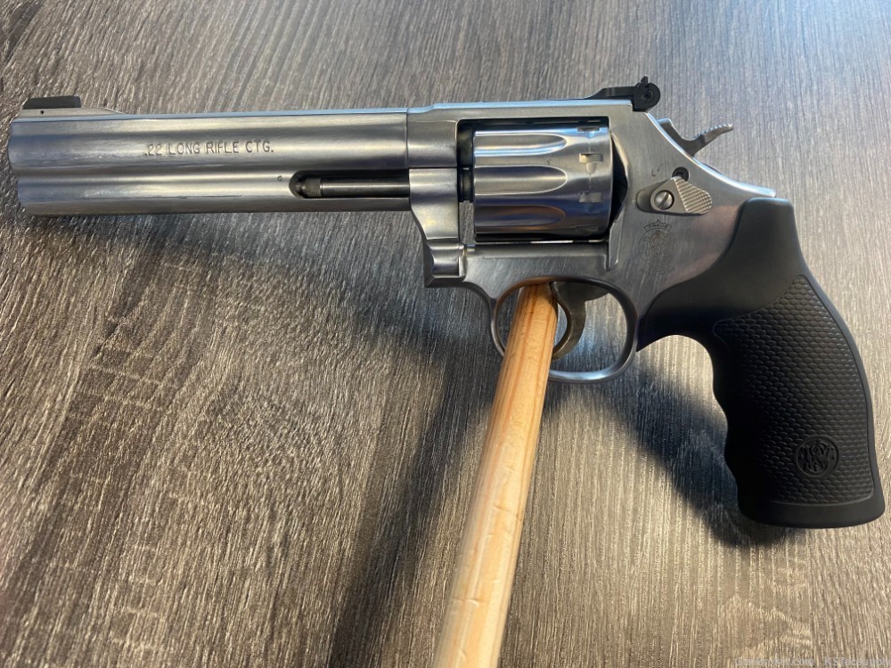 Smith and Wesson Model 617-6 .22lr revolver 6" K frame-img-0