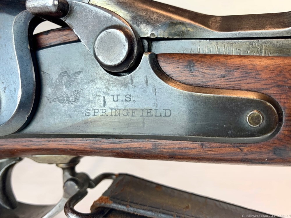 Springfield Model 1868 Trapdoor Rifle w/Sling-img-2