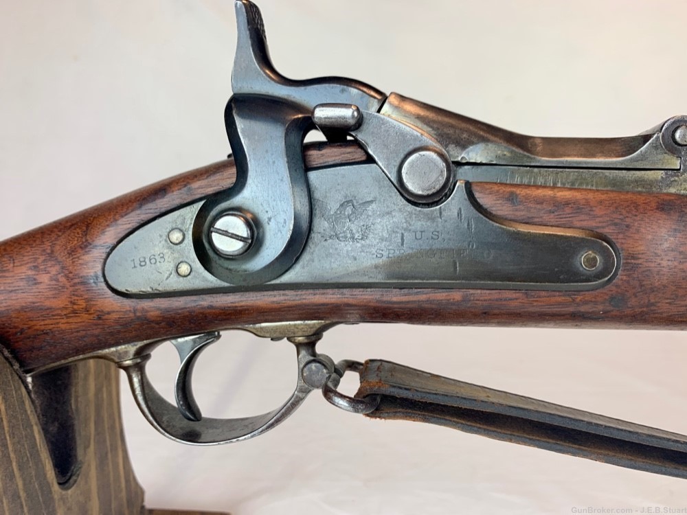 Springfield Model 1868 Trapdoor Rifle w/Sling-img-1