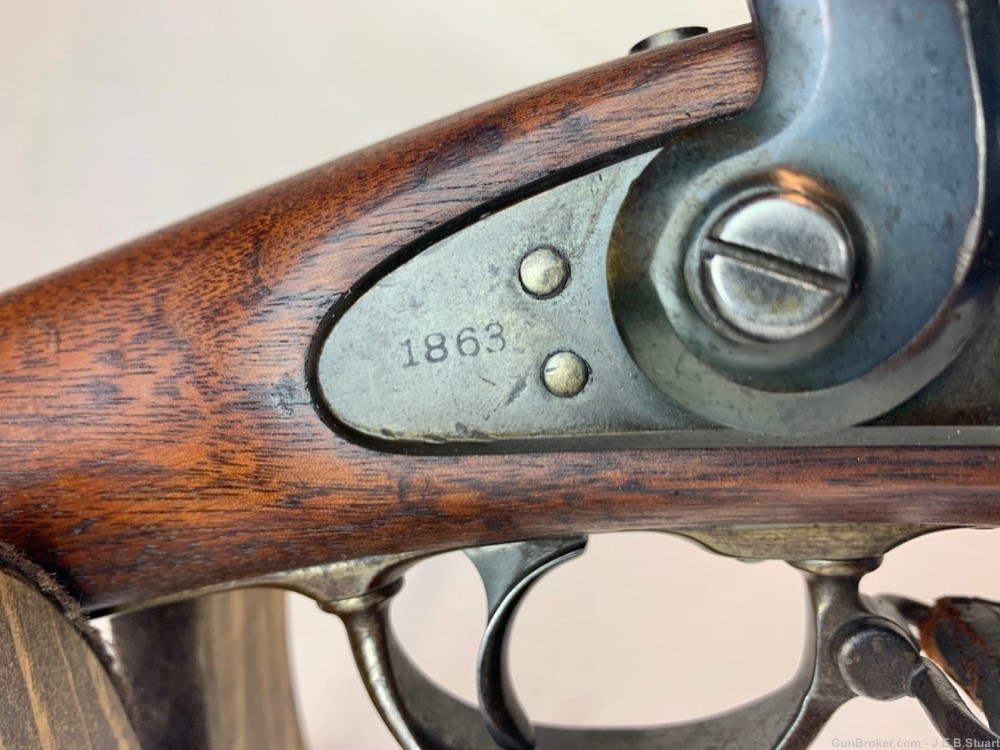Springfield Model 1868 Trapdoor Rifle w/Sling-img-3