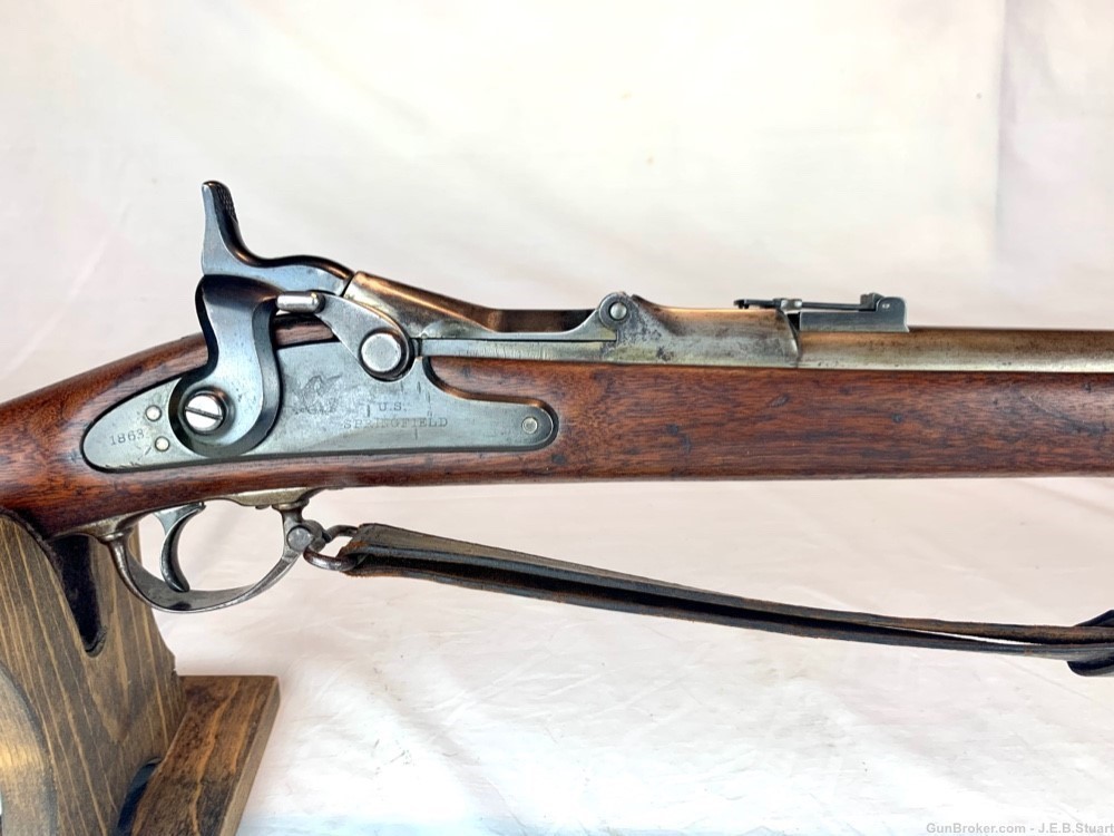 Springfield Model 1868 Trapdoor Rifle w/Sling-img-8