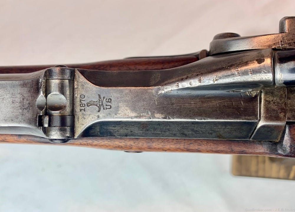Springfield Model 1868 Trapdoor Rifle w/Sling-img-34