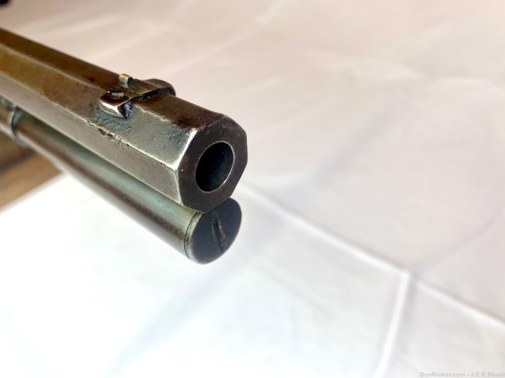 Antique Winchester Model 1873 Rifle Excellent Bore-img-15