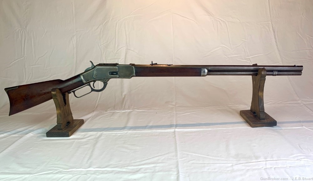 Antique Winchester Model 1873 Rifle Excellent Bore-img-0