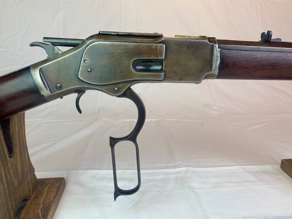 Antique Winchester Model 1873 Rifle Excellent Bore-img-30