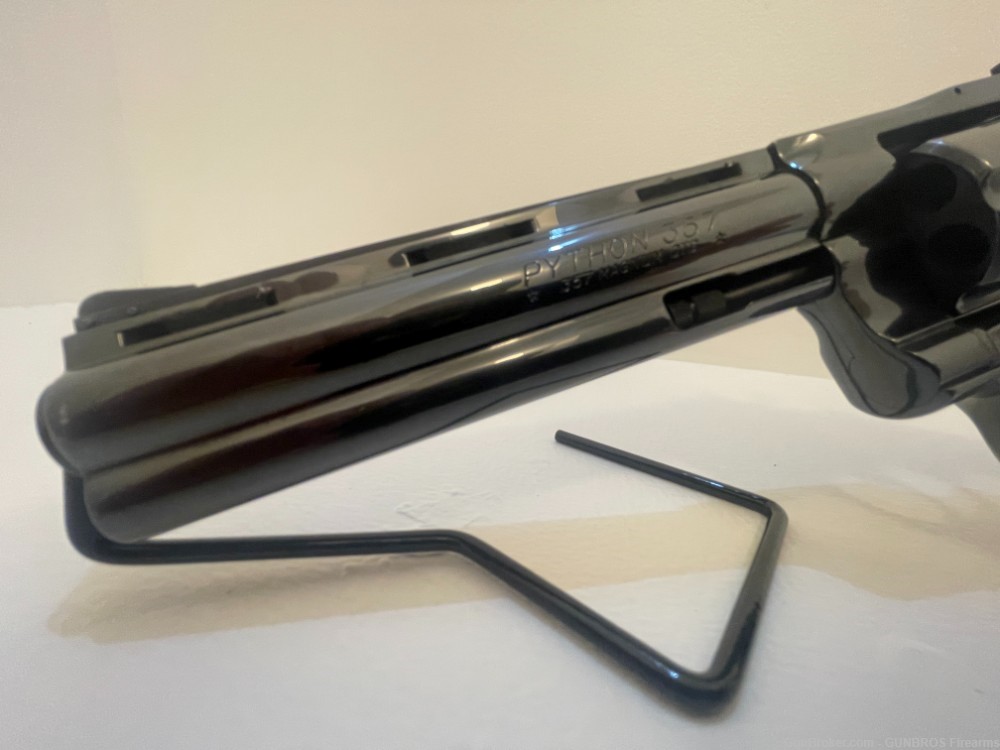 1978 Colt Python 6” Blued .357 Vintage, Excellent Condition-img-7