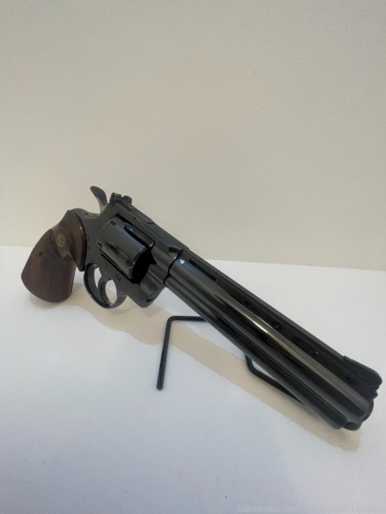1978 Colt Python 6” Blued .357 Vintage, Excellent Condition-img-0