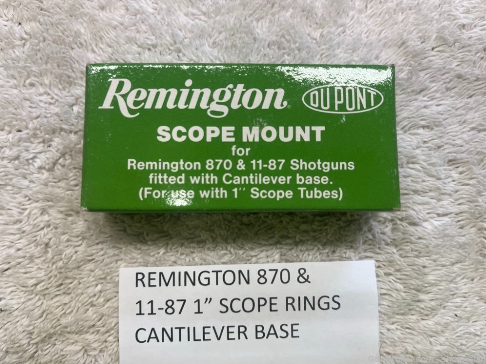 Remington 1" Scope Rings For Cantilever 870 &11-87-img-0