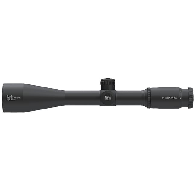 March Fixed Power "High Master" 40-60x52BR EP ZOOM CH Reticle 1/8MOA-img-1